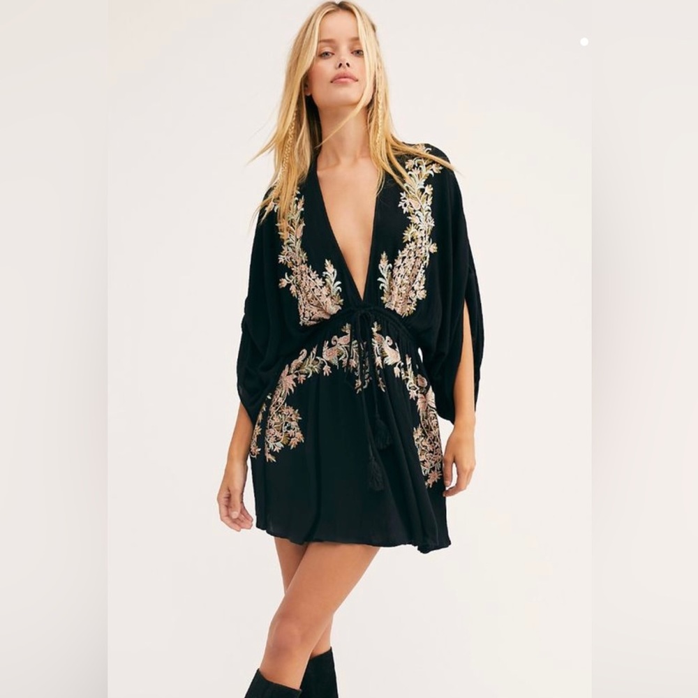 Free People pineapple dress XS